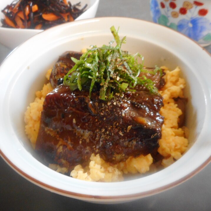 ニシンと炒り卵の丼